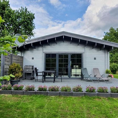 Idyllisches-Blockbohlenhaus-Mit-Eigenem-Garten-Und-Sauna-Zum-Wohlfuehlen Martensrade ภายนอก รูปภาพ